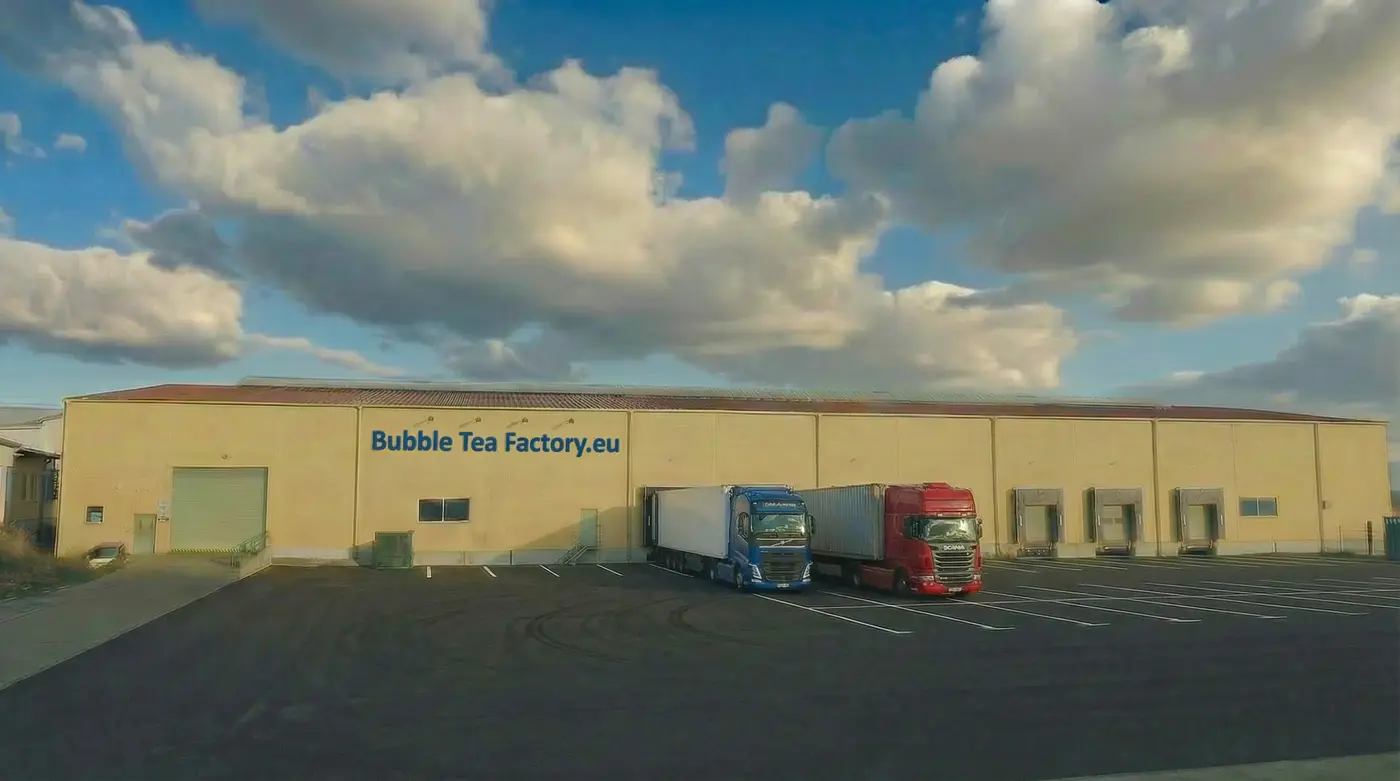 Exteriér závodu BubbleTeaFactory